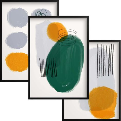 Cuadros Modernos Carteles para la pared Decoración colorida Abstracción (1/5)