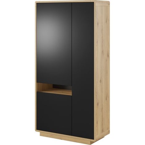 Estantería Deltese 103 , Cerrable, Con puertas, Aglomerado laminado, Número de puertas: 3, Número de cajones: 0, 181x92x40cm (1/5)