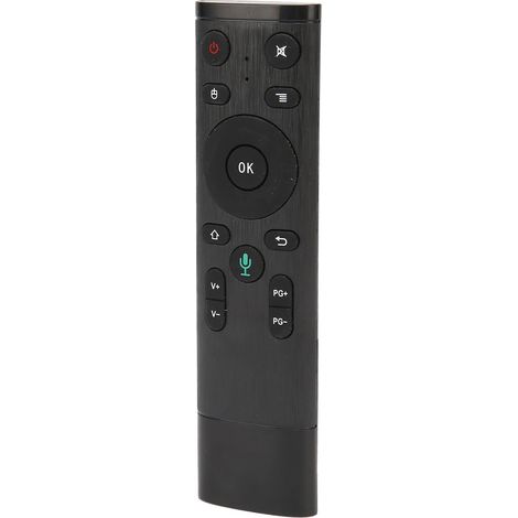 2,4-GHz-RF-Funkfernbedienung mit Spracheingabe, 6-Achsen-Sensor, Antivibrationsfunktion und USB-Empfänger für PC, Fernseher und Computer. (1/5)