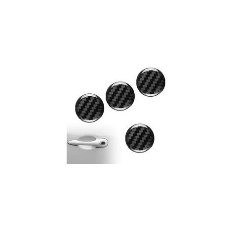 2cm 4pcs Cache Trou Clé Voiture - Couvercle Serrure Portière & Protection Anti-Blocage Antirouille  Adhésif Entrée Bouclier & Décoratif Autocollant pour Universelle Auto Modification