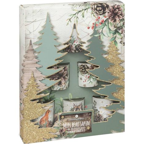 PFM KERZE TANNENBAUM TOPF X8 320G - Feeric lights & christmas