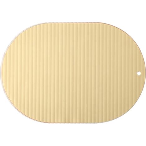 Manteles individuales de silicona antideslizantes y resistentes al calor (2 piezas) - Protege tu mesa, manteles individuales multiusos para la cocina - Amarillo (1/5)