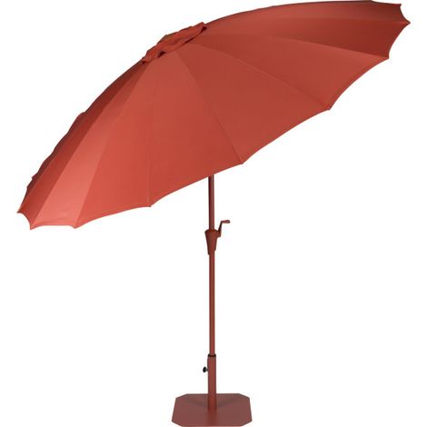 Parasol en tissu et métal - Terracotta - Sunshine (1/5)
