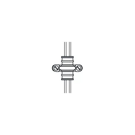 FERCO Compas bois ferrage invisible - Standard - jeu 12 mm - feuillure 24 mm - axe 9 mm - LFF 420 - 750 - droite