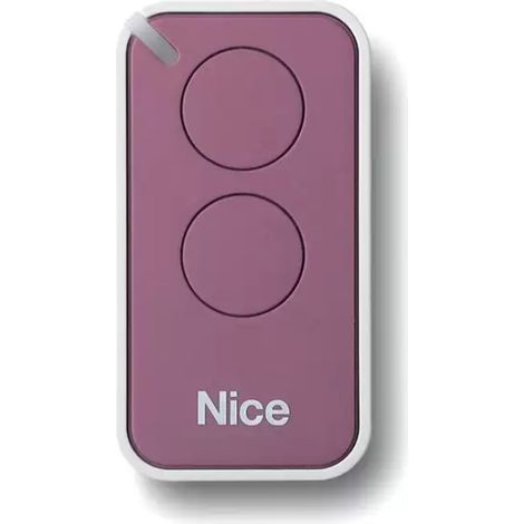 Télécommande 2 canaux INTI2L 433.92 MHz – Compatible avec NICE FLOR-S1/S2/S4 – Alimentation par piles CR2032 – Émetteur mural pour motorisations (1/3)