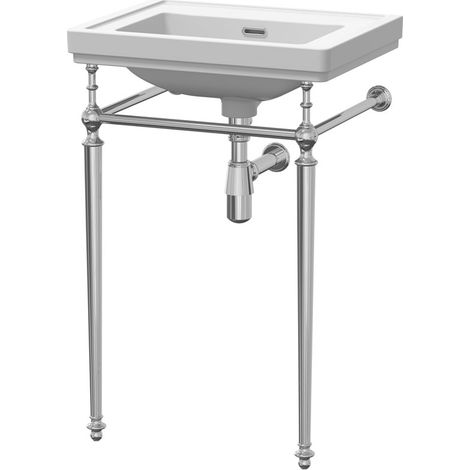 500mm 0TH Basin With Traditional Stand - VBAS009 (1/2)