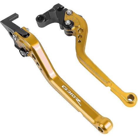Leviers de frein et d'embrayage CNC courts et longs pour moto BMW G310R, G310 RG, 310 R, G310GS, G310 GS (2017-2023) - Poignées de guidon - Long - GO G310R (1/5)