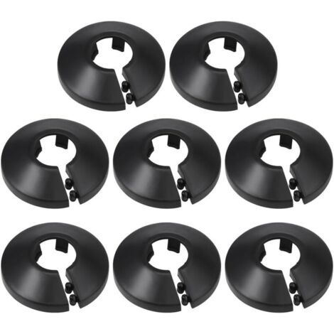 Lot de 20 colliers de serrage en plastique pour tuyau de radiateur, décoration pour tuyau de 16 mm de diamètre – Noir