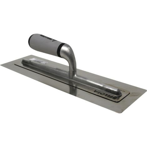 Bellota – Platoir en acier inoxydable 36x11cm – Lame flexible et vernie – Manche bi-matière antidérapant – Pour stucage et microciment - 587003I