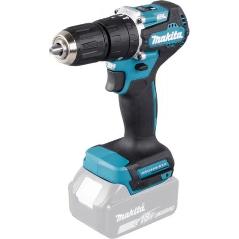Makita – Perceuse-visseuse à percussion 18V – Moteur Brushless – 2 vitesses – Couple 40Nm – Mallette de transport incluse