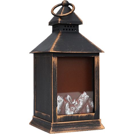 Lampe LED Effet Flamme Réaliste pour Cheminée Intérieur et Extérieur
