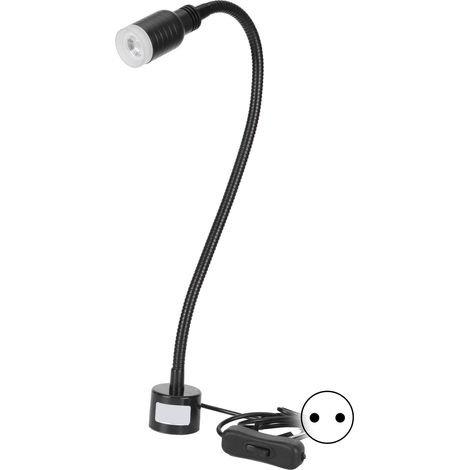 Lampe de travail LED 5W universelle à base magnétique pour maintenance, lumière de machine réglable, prise EU 110‑220V (1/5)