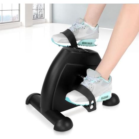 Mini vélo d\'appartement - AGM - Pédale Réglable Entraîner des Bras et Jambes avec Écran LCD Noir (1/4)