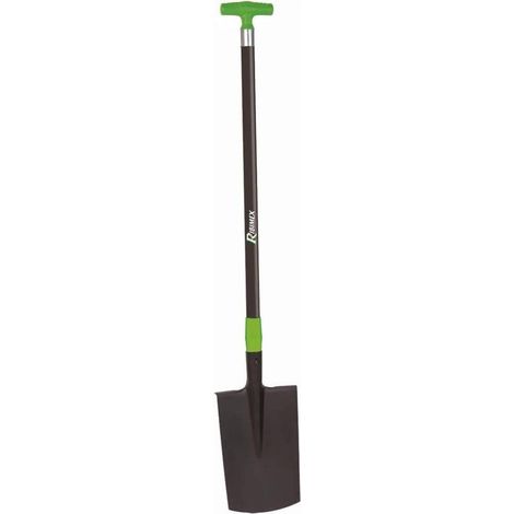 Bêche à Manche Creux 90 cm 20x28 cm - Outil de Jardinage - Pratique et Efficace - D-Work (1/2)