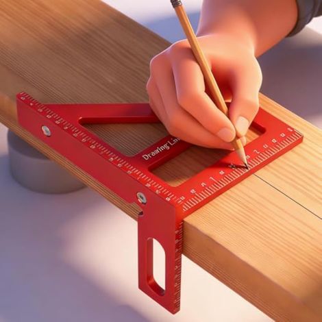 Matériau: AluminiumCouleur: Échelle impériale rougeDimensions du produit: 25L x 13l millimètresNombre d&39articles: 1 (1/5)