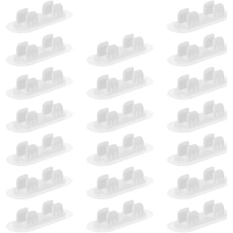 Lot de 20 Clips Auto-adhésifs pour Tuyaux 13-16 Mm, Supports Tuyauterie en Plastique Résistants à L’humidité et Température, Colliers Serrage Faciles Fixer Plomberie - (1/5)