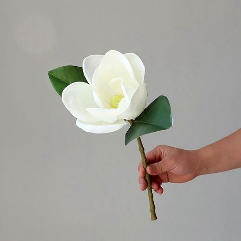 Fleur artificielle de 40 cm, fausse plante décorative pour intérieur et extérieur-AquaForge (1/5)