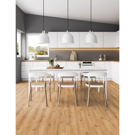 Lame de sol PVC clipsable effet bois bark honey GERFLOR - 1.95 m²
