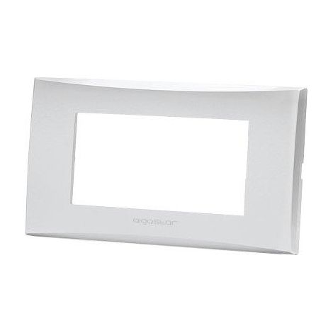 PLACCA COPRIFRUTTI AVP - ARGENTO POSTI 4 MM 140X85- 8 pezzi