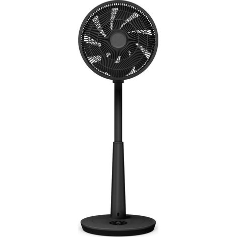 Ventilateur sur pied silencieux DUUX Whisper 3 Noir, Puissant, 26 Vitesses, Télécommande