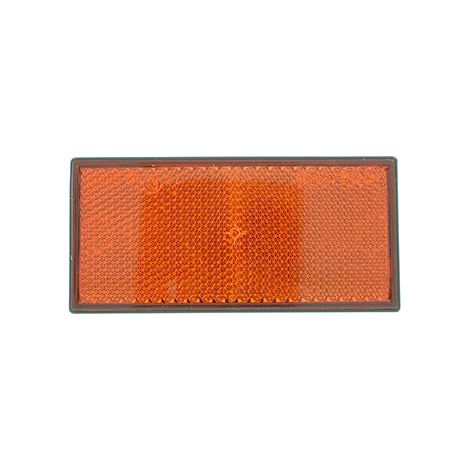 Orangener selbstklebender Reflektor - 90 x 40 mm