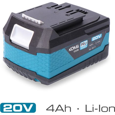BATERIA LI-ION 20V 4.0A 7,5x11,7x6,3cm KOMA TOOLS PRO SERIES BATTERY (1/5)