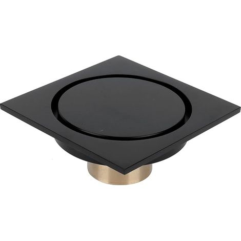 Square Shower Floor Drain, 10cm Bathroom Shower Floor Drain Drainer with Removable Cover Round for Kitchen Hotel Bathroom Accessory (1/5)