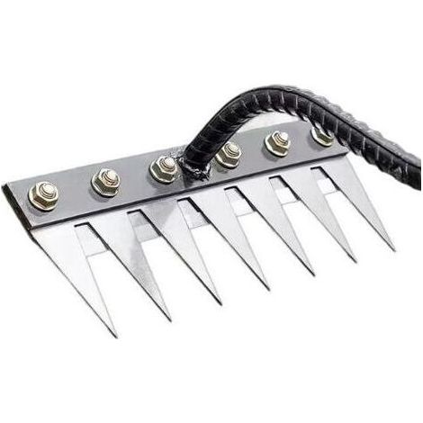 Tondeuse à gazon désherbage sol meuble 7 griffes métal multi-usages herbe durcie jardinage cadeaux désherbeur durabilité facile à utiliser jardinage semis parterre de fleurs outils agricoles