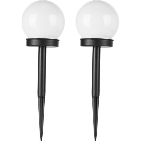 2 ampoules solaires étanches pour éclairage extérieur de jardin et cour, lumière blanche (2861864) (1/5)