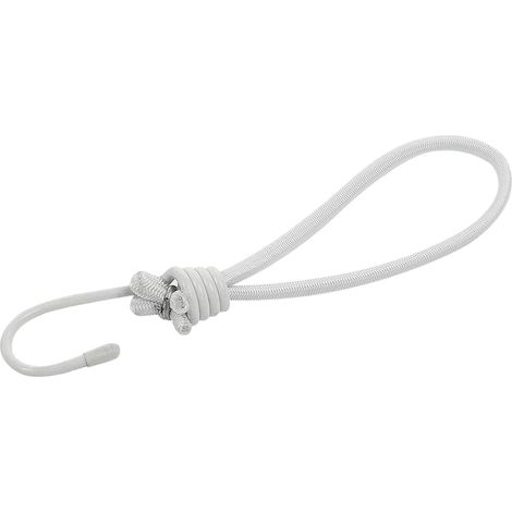 Llave para carpa el stica blanca con gancho