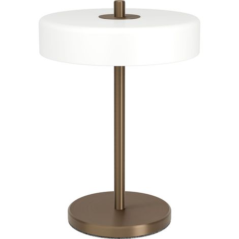 Eglo Tischleuchte Salve E14 Ø 23 cm bronze/weiß Lampen