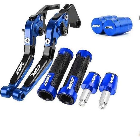Kit de leviers de frein et d'embrayage pour Honda CBR 600RR 250 (bleu)