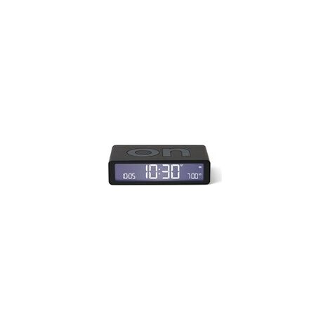Radio réveil Lexon Flip Classic Noir LCD réversible avec snooze tactile et rétroéclairage tactile USB Type-C (1/5)