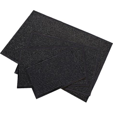 Schmutzfangmatte schwarz - 180 x 120 cm - Fußmatte Fußabtreter Türmatte Außen