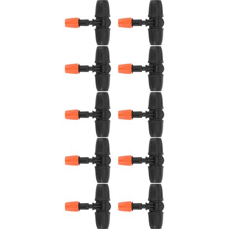Set mit 10 Gartensprengern mit verstellbaren Sprühdüsen für 8/12-Zoll-Schläuche, Bewässerungszubehör (1/5)
