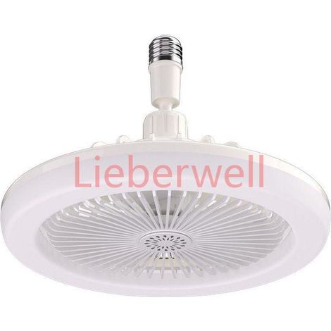 Petit ventilateur de plafond LED intelligent avec télécommande, design moderne, idéal pour la chambre, 25 cm (1/4)