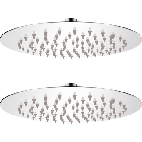 vidaXL Rain Shower Head 2 pcs Stainless Steel 脴 20 cm (1/5)