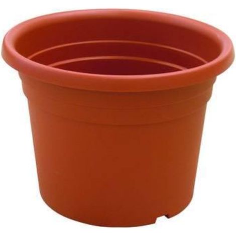 VASO CILINDRO DAHALIA 17X13HCM 2L TERRACOTTA- 12,0 pz