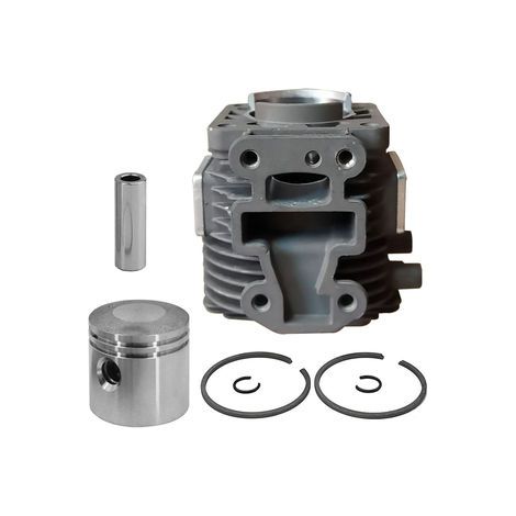 Cylindre complet compatible avec Kawasaki débroussailleuse TJ027E, TJ27, TJ27E, KBL27A, diamètre 34mm (1/3)