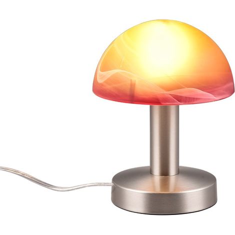 Lampada da tavolo, metallo, nichel opaco, 15x21x15 cm, Fynn Ii (1/3)