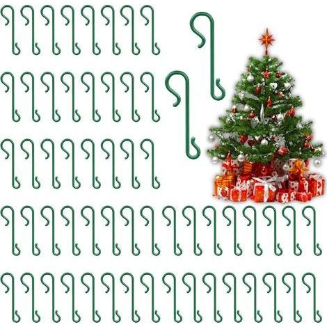 (Vert)230 Pièces Crochets d'arbre de Noël, Crochet Boule de Noel en Forme de S, Crochets d'Ornement de Noël, Accroche boule de noel, Cintres pour Sapin de Noël, Guirlande de Noël, Vigne de Noël (1/5)