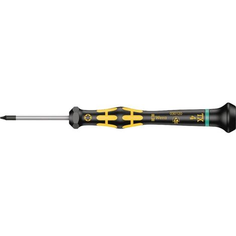 Tournevis Kraftform Micro TORX, TX 4 x 40 mm, Noir/jaune (1/2)