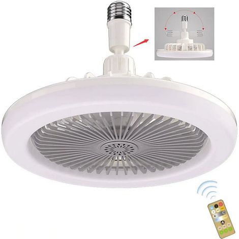 Ventilateur de plafond avec lampe et télécommande pour l&aposintérieur,Ventilateur de plafond 3 vitesses, 25 x 25 x 11 cm (1/5)