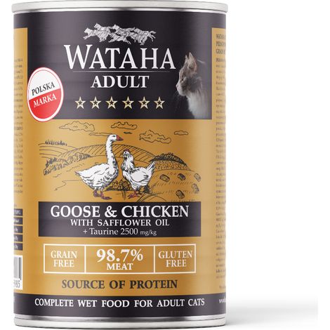 Chasse Wataha chat adulte oie poulet 400g