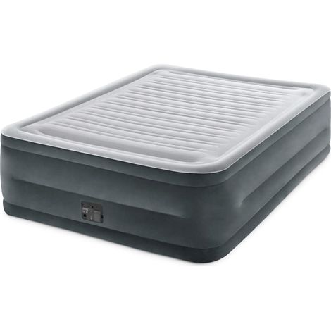 Intex 64418 Comfort-Plush 'Queen' Luftbett (L x B x H) 203 x 152 x 56 cm Grau (1/5)