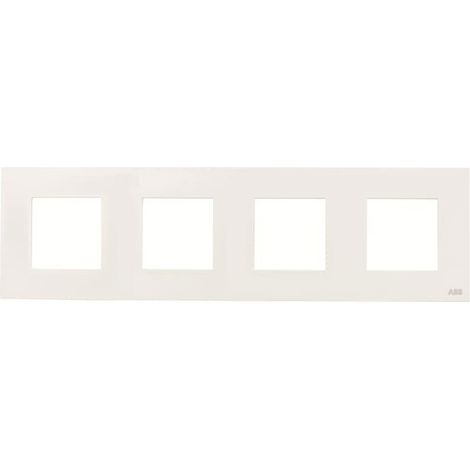 Zenit Plaque de Finition 4X2 modules Blanche 2CLA227400N1102 ABB N2274BL