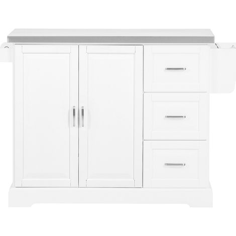SoBuy Kitchen Extendable Island Kitchen Cabinet,FKW41-ST