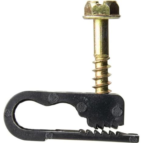 Collier de serrage flexible à double câble (100 pièces/noir) (1/4)