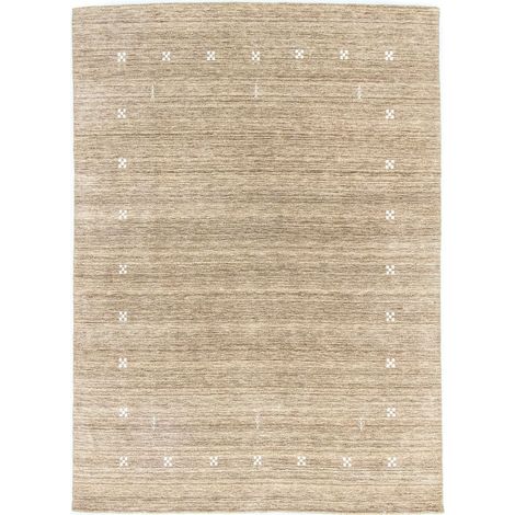 Tapis Gabbeh indien Tapis Mountain - Tapis en laine - 120x70cm, Rectangular - 100% Laine vierge - Tissé main - Naturel (1/5)