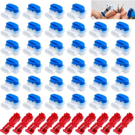 50 connecteurs de câbles avec gel, bornes raccordement pour robot tondeuse, câble étanches robots tondeuses, compatibles Husqvarna Automower - (1/5)
